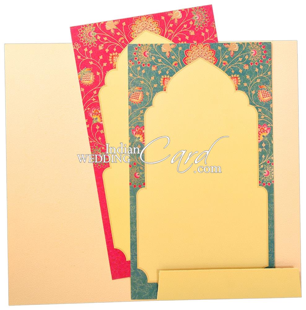 D 9665 Multicolor card Color Multicolor Offset Cards Muslim Cards